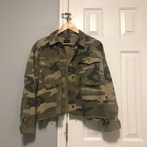 petite camo jacket